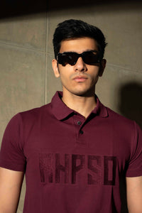 Luxe Polo Maroon